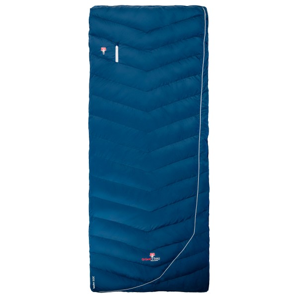 Grüezi Bag Downwool Two In One Comfort 2.0 Daunenschlafsack (Größe bis 185 cm Körpergröße |blau)