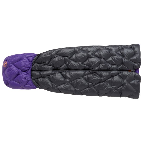 Big Agnes Fly Creek UL Zip Quilt Daunenschlafsack (Gr Regular - Bodysize: 183 cm |schwarz/lila)