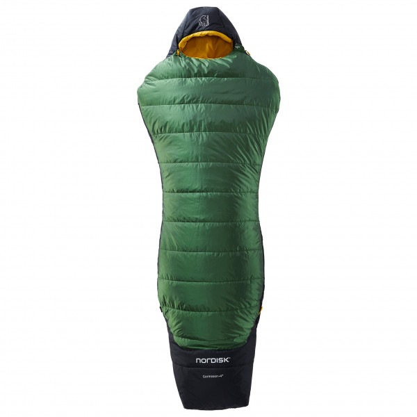 Image of Nordisk - Gormsson +4 Curve - Kunstfaserschlafsack Gr L - 205 cm;M - 190 cm;XL - 220 cm grün/schwarz bei Bergfreunde.ch - der Outdoor Shop