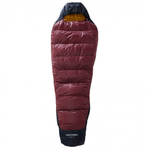 Image of Nordisk - Oscar +10 Mummy - Kunstfaserschlafsack Gr L - 205 cm;M - 190 cm rot/schwarz bei Bergfreunde.ch - der Outdoor Shop