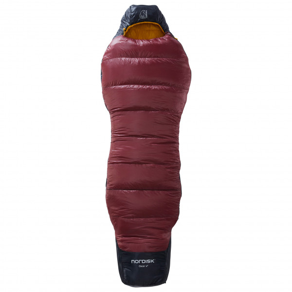 Image of Nordisk - Oscar -2 Curve - Kunstfaserschlafsack Gr L - 205 cm rot/schwarz bei Bergfreunde.ch - der Outdoor Shop