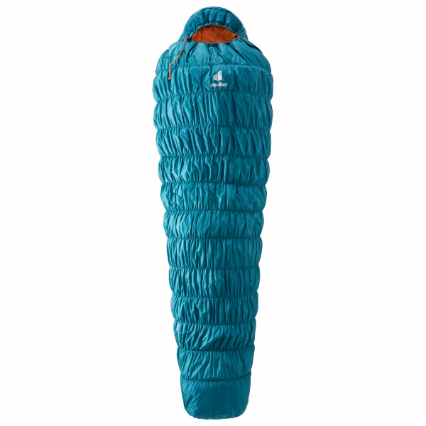 Image of Deuter - Women's Exosphere -10° SL - Kunstfaserschlafsack Gr 198 x 68-85 x 43-54 cm blau/ mango bei Bergfreunde.ch - der Outdoor Shop