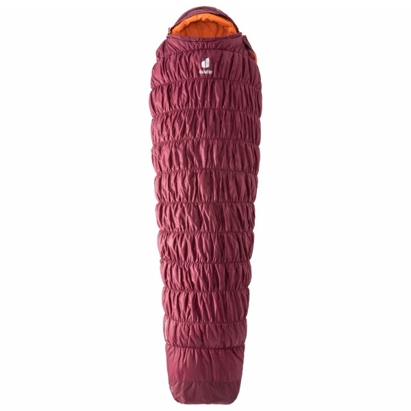 Image of Deuter - Women's Exosphere -6° SL - Kunstfaserschlafsack Gr 198 x 68-85 x 43-54 cm maron / mango bei Bergfreunde.ch - der Outdoor Shop