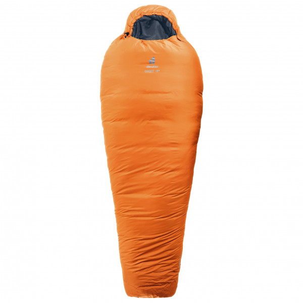 Image of Deuter - Orbit -5° - Kunstfaserschlafsack Gr 208 x 74 x 47 cm - Regular;220 x 79 x 49 cm - Long chestnut /blau