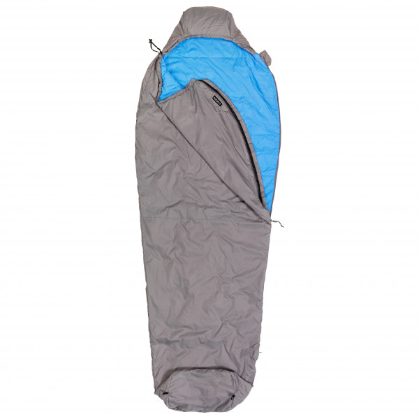 Image of Cocoon - Mountain Wanderer - Kunstfaserschlafsack Gr 205x75/50 cm;220 x 80/55 cm grau/blau