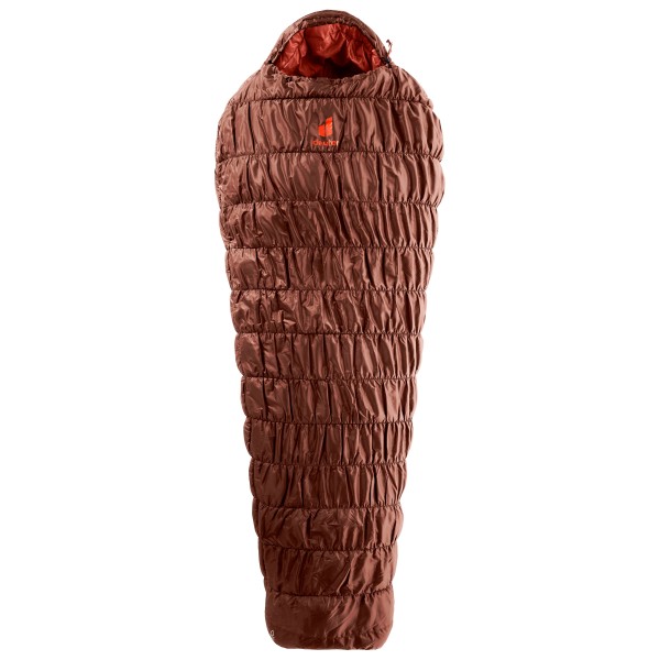 Image of Deuter - Women"s Exosphere -6° SL - Kunstfaserschlafsack Gr 198 x 68-85 x 43-54 cm umbra /rot'