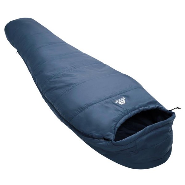 Mountain Equipment Lunar I Kunstfaserschlafsack (Gr Long - Body Size: 200 cm |blau)