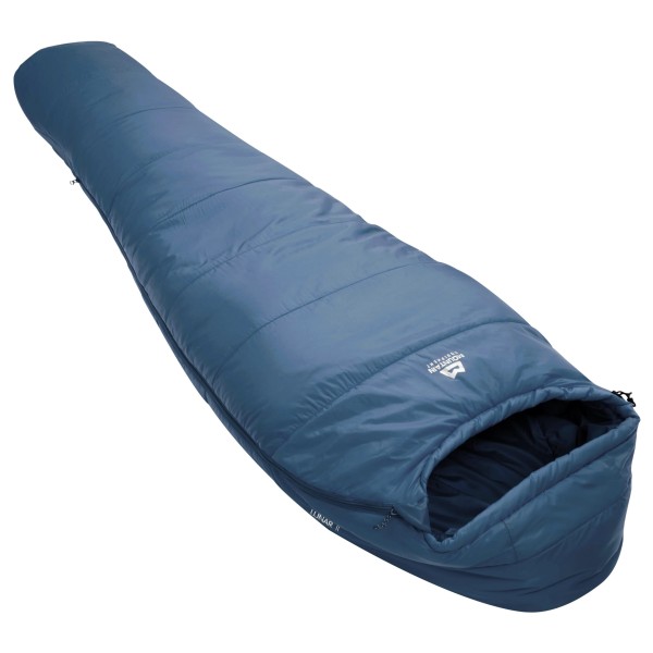 Mountain Equipment Lunar II Kunstfaserschlafsack (Gr Regular - Body Size: 185 cm |blau)