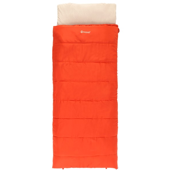 Outwell Contour Lux Kunstfaserschlafsack (Größe 220 x 85 cm |rot)