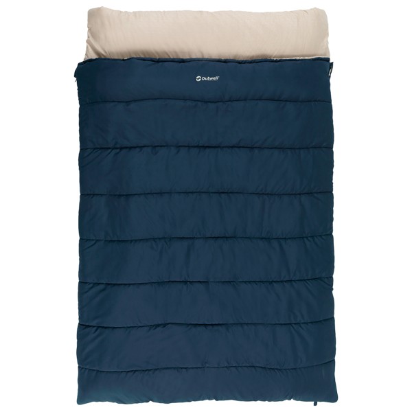 Outwell – Contour Lux Double – Synthetische slaapzak maat , Blauw