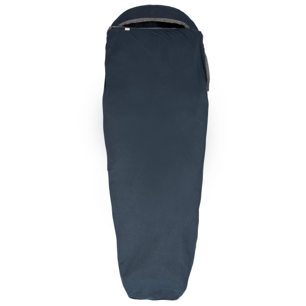 Grüezi Bag Woodwool Liner Reiseschlafsack (Gr bis 190 cm Körpergröße |blau)