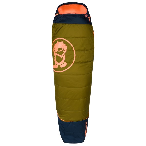 Trollkids Kid’s Fjell Dreamer Extendable Kinderslaapzak x 68 x 50 cm Body Length: 130-170 cm Olijfgroen