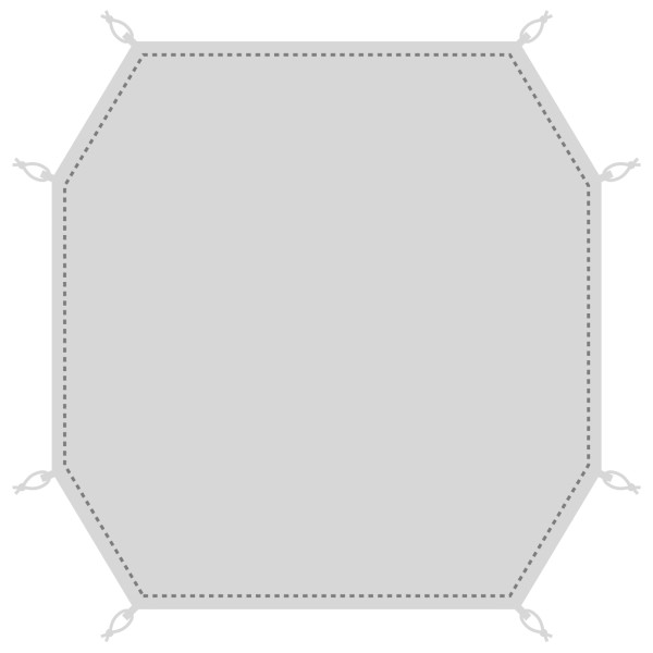 Image of Snow Peak - Land Breeze Pro. 4 Ground Sheet - Zeltunterlage grau