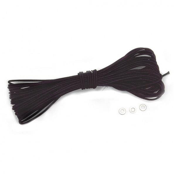 Image of Basic Nature - Gummiseil Gr 10 m - 2 mm schwarz