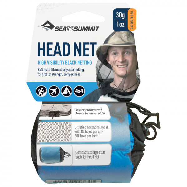 Image of Sea to Summit - Mosquito Headnet - Moskitonetz schwarz bei Bergfreunde.ch - der Outdoor Shop