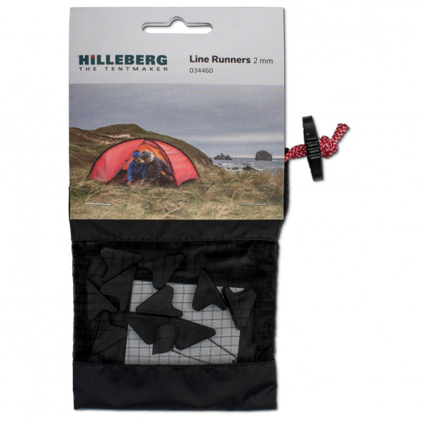 Hilleberg Line Runners For Guy Line Zeltzubehör (Gr 2 mm |schwarz)