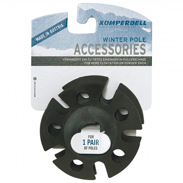 Image of Komperdell - Vario Winter Teller - Trekkingstock-Zubehör Gr Ø 8,5 cm schwarz