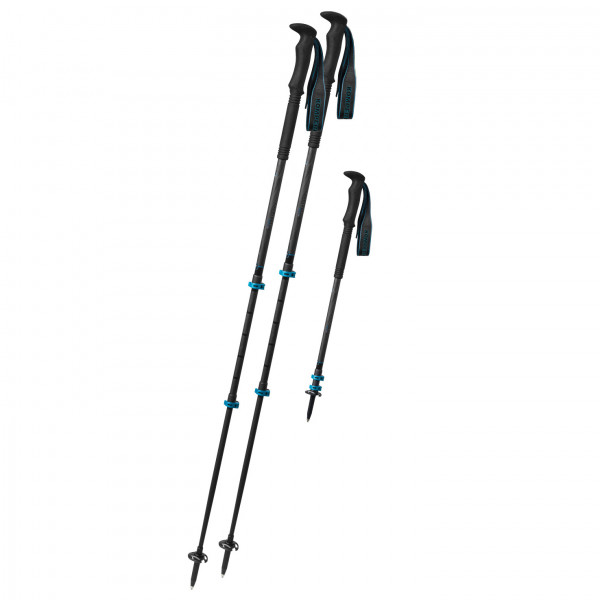 Image of Komperdell - Carbon C3 Pro Compact - Trekkingstöcke Gr 90-120 cm schwarz/grün