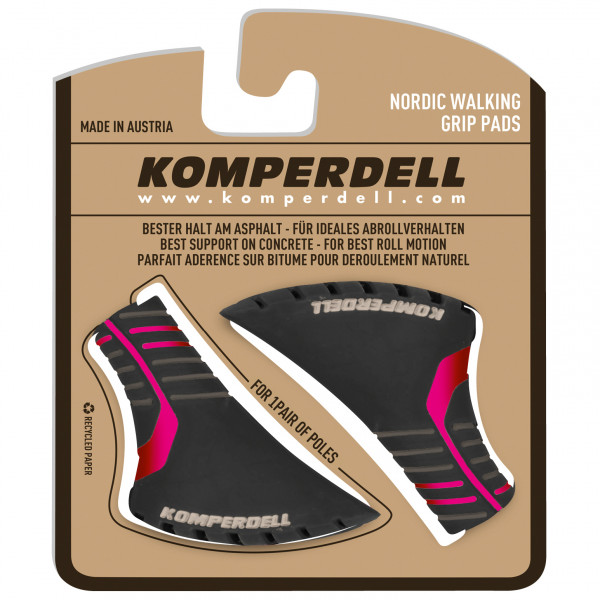 Image of Komperdell - Nordic Walking 2-Color Vulcanized Pad Gr One Size schwarz/grau