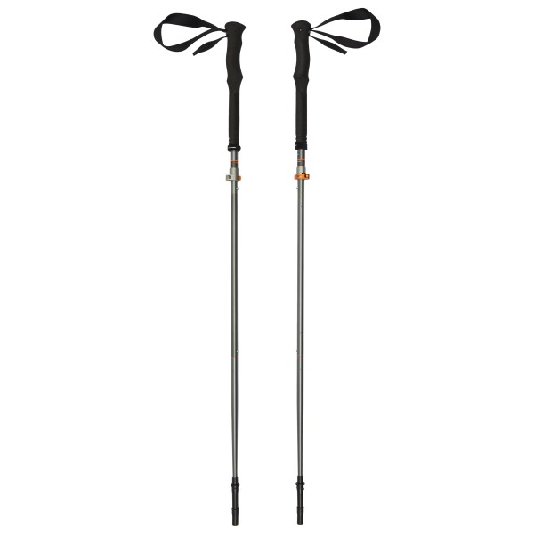 Image of Komperdell - Mountain Trail FXO - Trekkingstöcke Gr 120-135 cm schwarz/orange