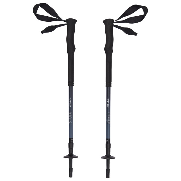Stoic AllTrailSt. Trekkingstöcke (Gr 100-140 cm |schwarz/ full foam contour)