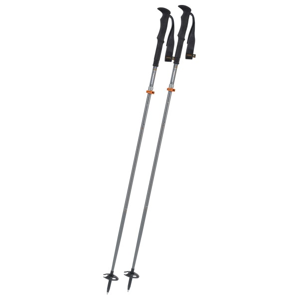 Komperdell FX Lite Ti Vario Trekkingstöcke (Gr 105-125 cm |grau/orange)