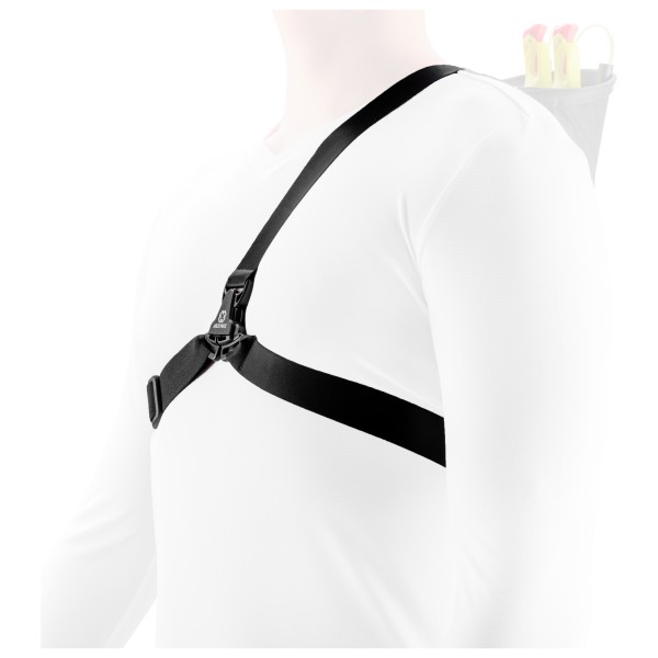 Leki Elastic Belt Trail Running Quiver Vest Stöcke-Zubehör (Gr One Size |weiß)