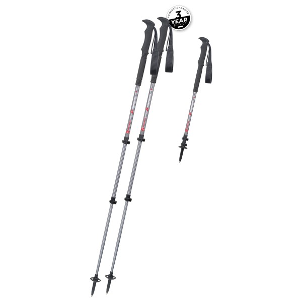 Komperdell – Ridgemaster Contour – Trekkingstokken maat , Grijs