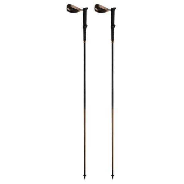 KIPRUN Trail Running Poles 900 Carbon Trailrunning Stöcke (Gr 130 cm |schwarz/ bronze)