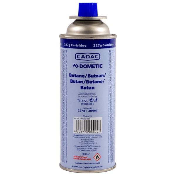 Cadac-Dometic Gascartridge 227g Bayonet Valve Gaskartusche (Gr 227 g |blau)