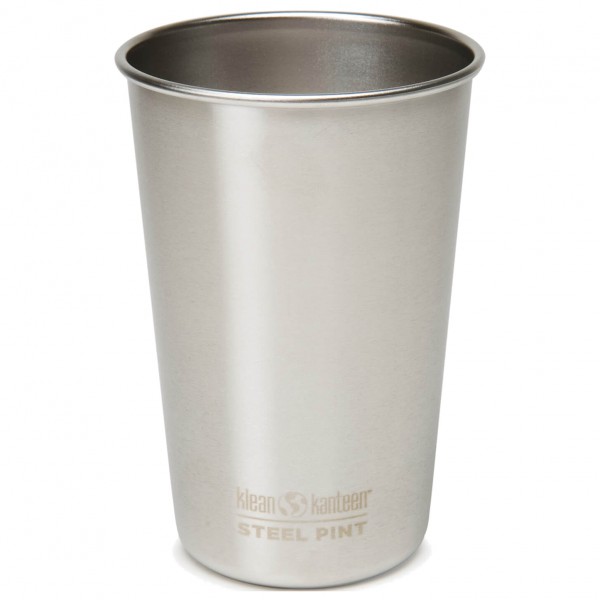 Image of Klean Kanteen - Pint Cup - Trinkbecher Gr 295 ml;473 ml beige/grau;beige/grau/weiß;grau bei Bergfreunde.ch - der Outdoor Shop