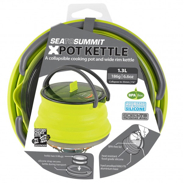 Image of Sea to Summit - X-Kettle - Topf Gr 1,3 l grau bei Bergfreunde.ch - der Outdoor Shop