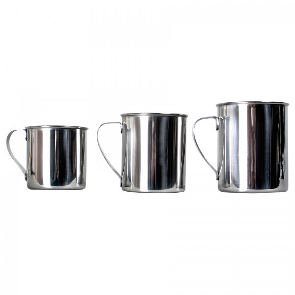 Image of Basic Nature - Edelstahlbecher poliert Gr 0,2 l grau bei Bergfreunde.ch - der Outdoor Shop