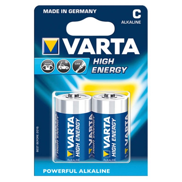 Image of Varta - High Energy C Babyzelle 2er Pack Gr 1,5 Volt bei Bergfreunde.ch - der Outdoor Shop