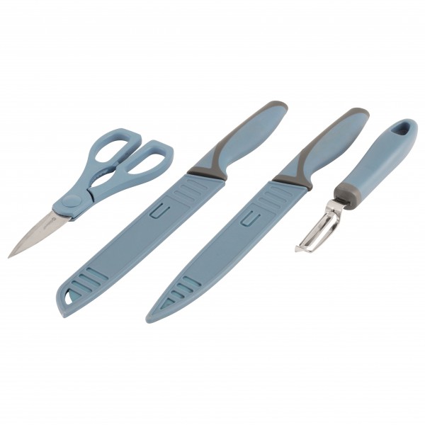 Image of Outwell - Chena Knife Set W/Peeler & Scissors - Messer grau bei Bergfreunde.ch - der Outdoor Shop