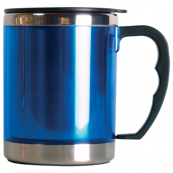 Basic Nature - Edelstahl Thermobecher Mug - Becher Gr 0,42 l blau;rot