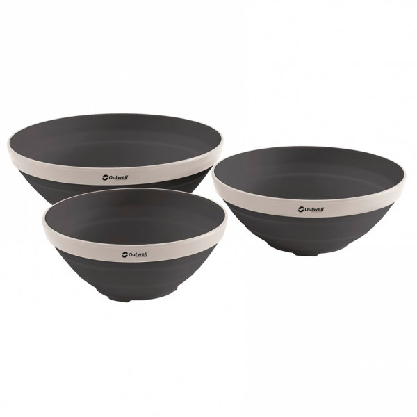 Image of Outwell - Collaps Bowl Set - Geschirr-Set Gr One Size grau bei Bergfreunde.ch - der Outdoor Shop