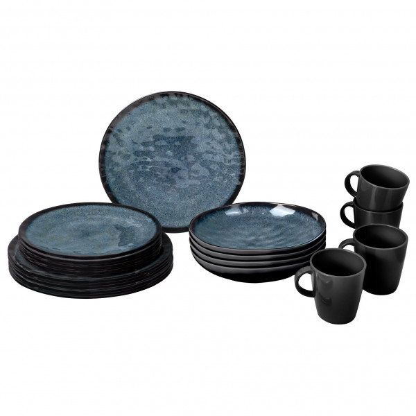 Brunner Lunch Box Geschirr-Set (Größe 16 Pieces |grau)