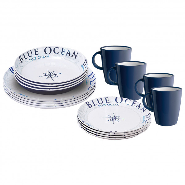 Brunner - Lunch Box - Geschirr-Set Gr 16 Pieces weiß