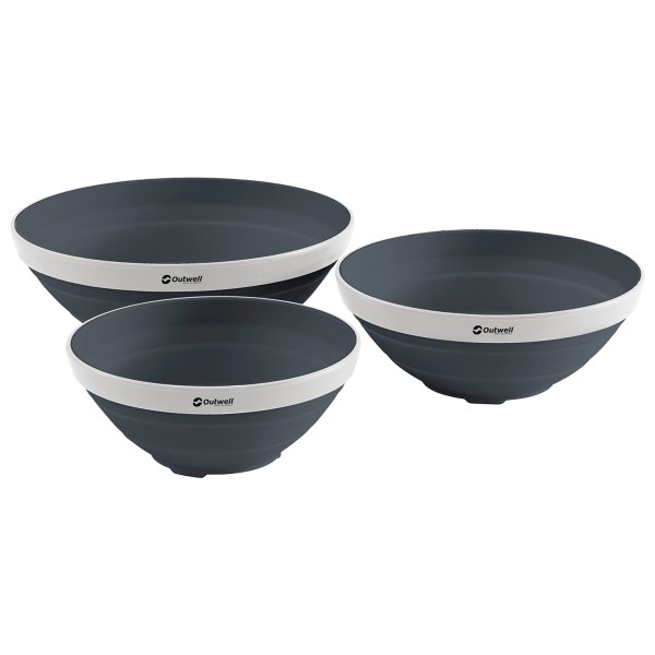 Schüssel Outwell Collaps Bowl Set (Gr 3,5 l / 2 l / 1,5 l |blau/grau)