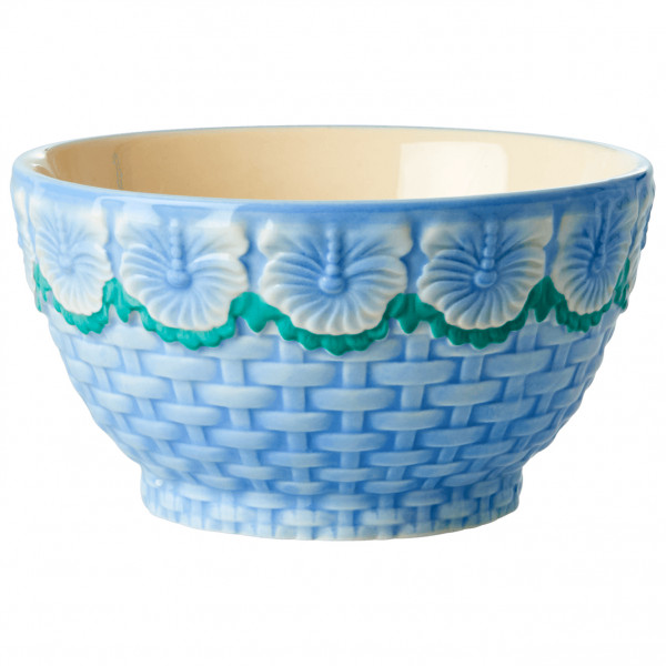 Image of Rice - Ceramic Bowl with Embossed Flower Design - Schüssel Gr Small blau bei Bergfreunde.ch - der Outdoor Shop