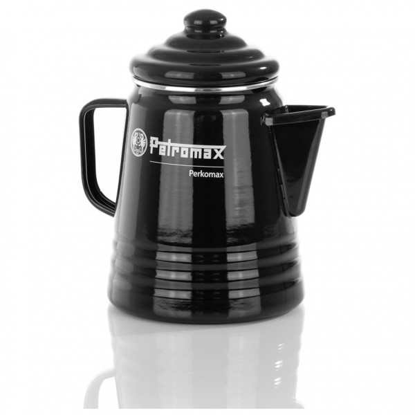 Petromax Emaille Kaffeekanne Töpfe & Geschirr (Gr 1,5 l |schwarz)