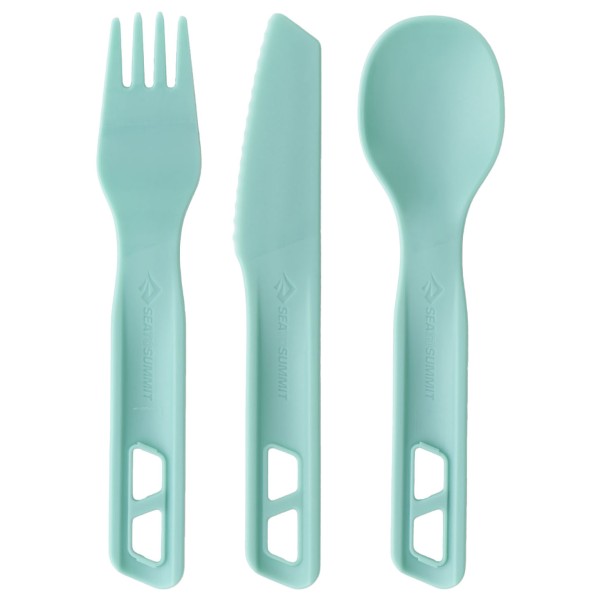 Image of Sea to Summit - Passage Cutlery Set (3 Piece) - Besteck-Set gelb/beige;rot;türkis