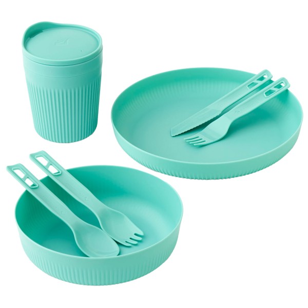 Image of Sea to Summit - Passage Dinnerware Set 1 Person (7 Piece) - Geschirr-Set gelb;rot;türkis