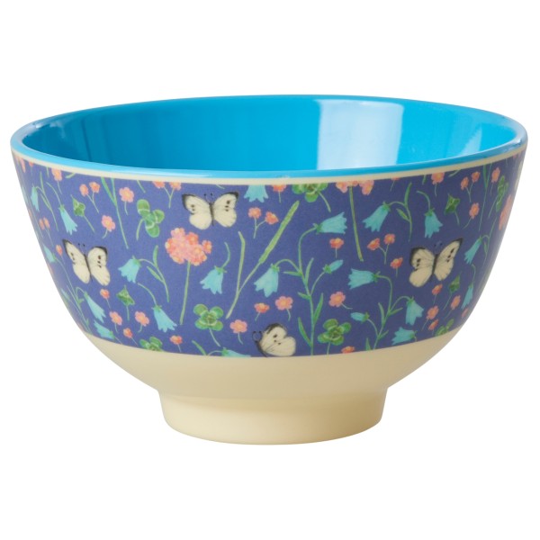 Image of Rice - Melamine Bowl with Print - Schüssel Gr 300 ml;700 ml beige;bunt;rosa
