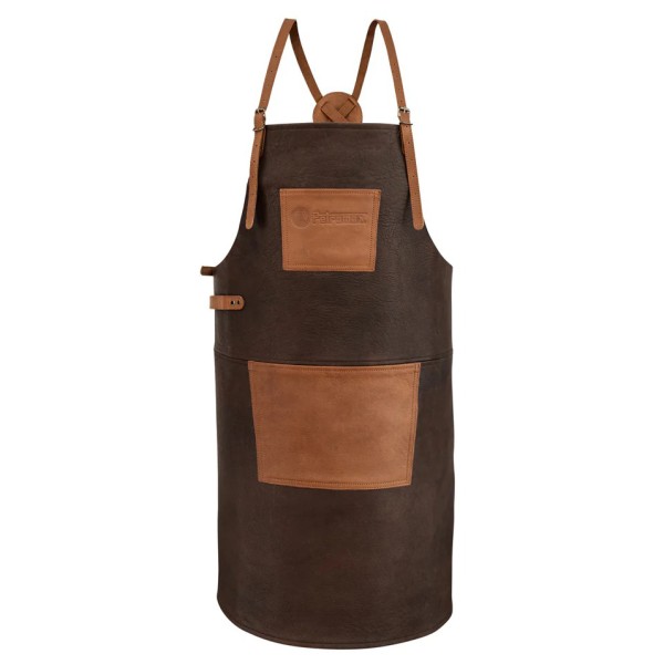 Petromax Büffelleder-Schürze mit gekreuztem Rückenband Schort x 155 cm Dunkelbraun