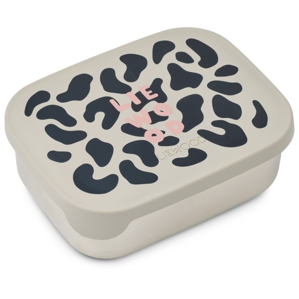 LIEWOOD – Kid’s Arthur Printed Lunchbox – Bewaarbakje maat , Grijs