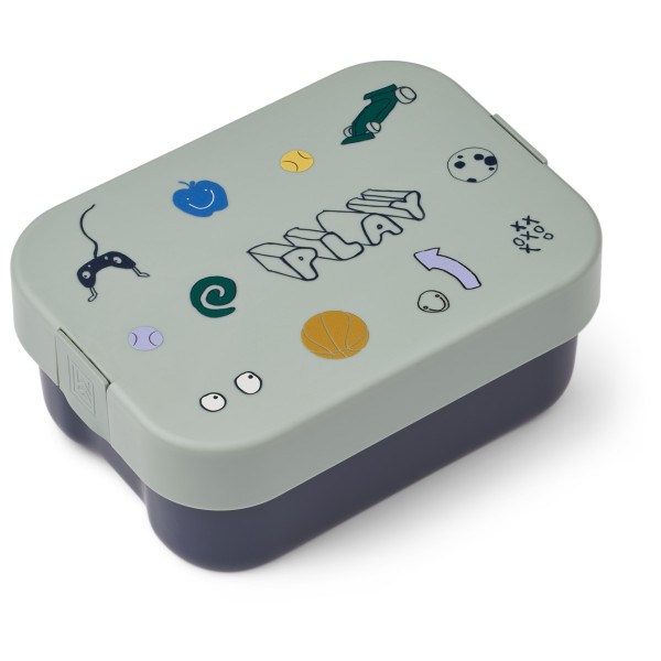 LIEWOOD – Kid’s Kamil Lunchbox – Bewaarbakje maat , Grijs