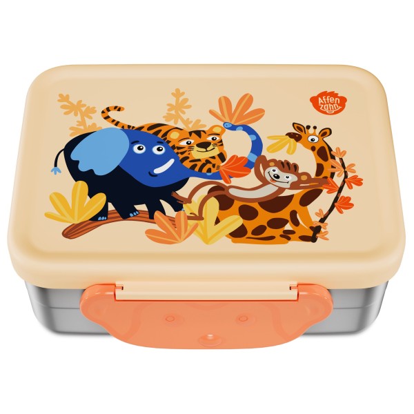 Affenzahn Kid’s Edelstahl Brotdose Bewaarbakje l Beige