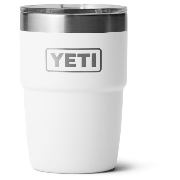Yeti Coolers Rambler 8 CL Stackable Cup Isolierbecher (Größe 237 ml |weiß/grau)
